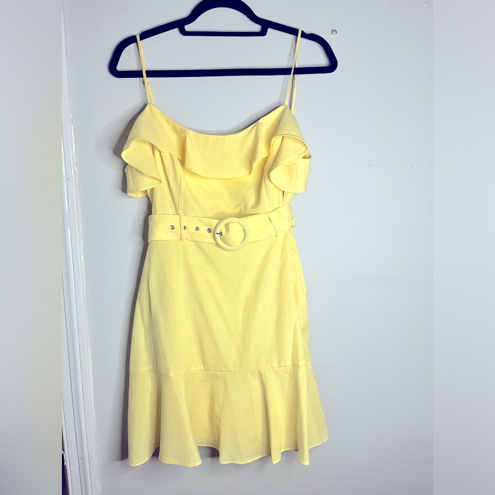 BCBG retro inspired yellow sundress